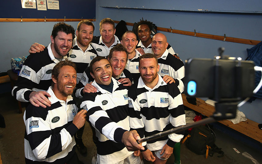 Land Rover ambassador NAME during the launch of the Land Rover R