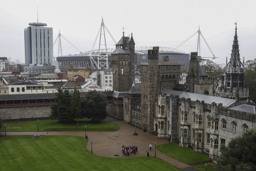 Millennium Stadium dal Castello