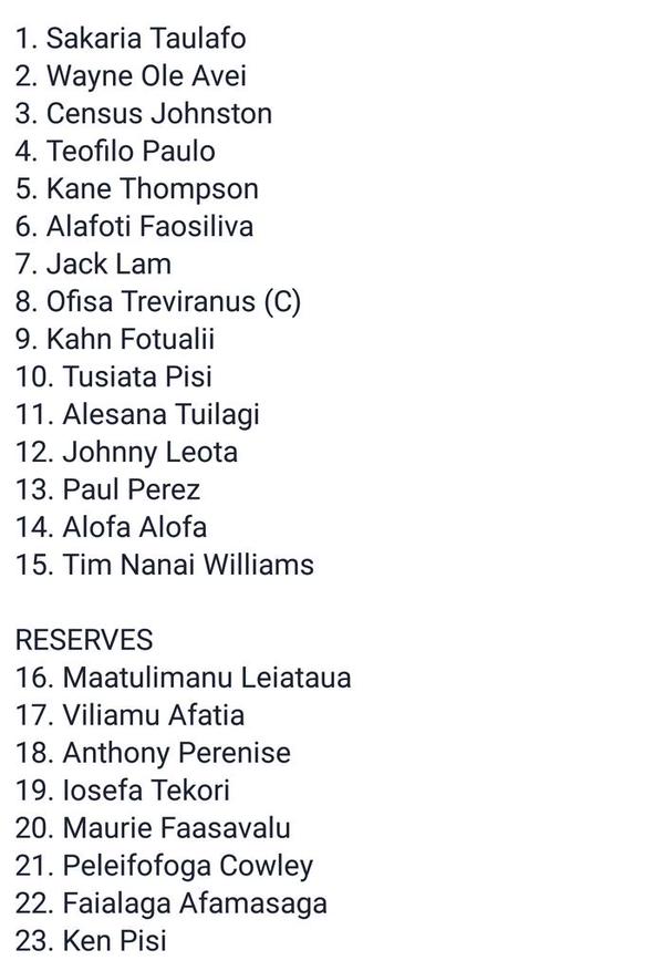 Samoa XV