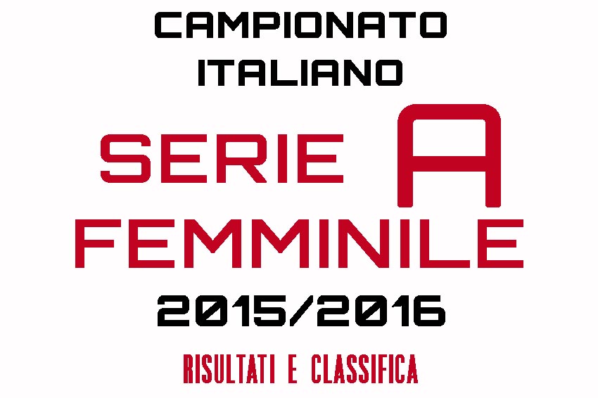 serie A femminile 2015-16