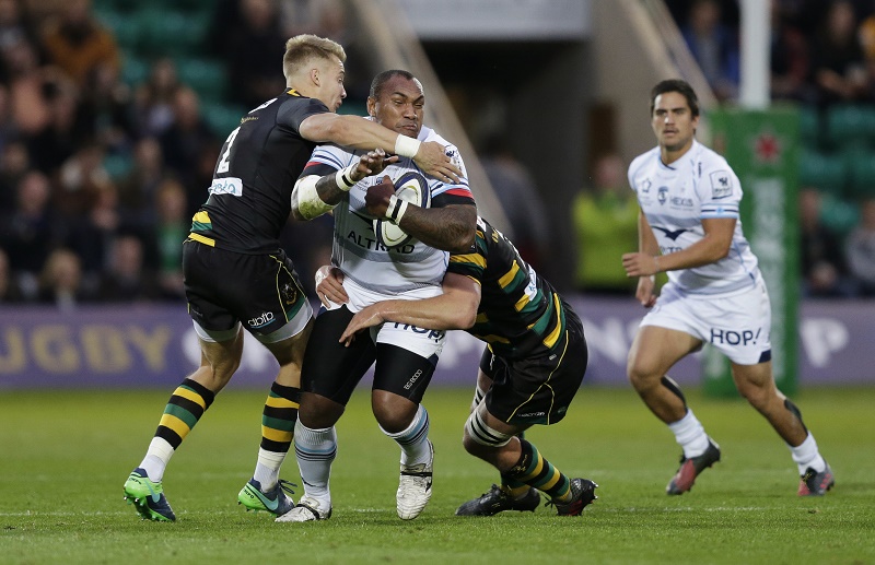 motnpellier northampton champions cup rugby nadolo