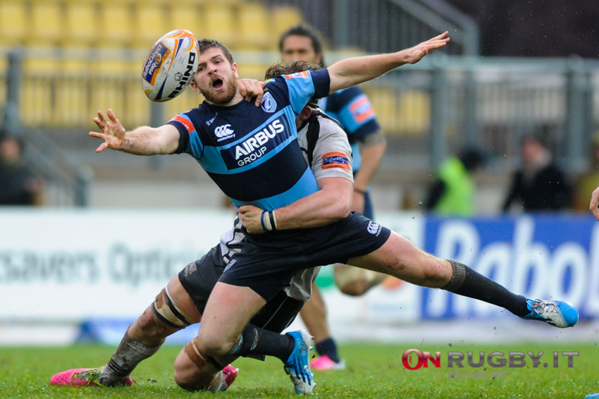 Zebre Rugby Vs Cardiff Blues RabodirectPro12 2014/03/01 Foto:Sighinolfi Luca
