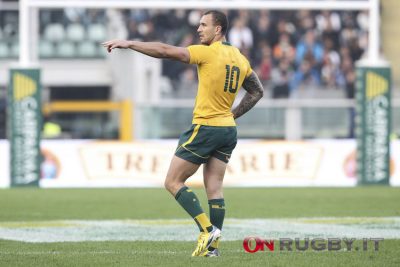 Quade Cooper, uno dei maestri dell'offload ph. Sebastiano Pessina