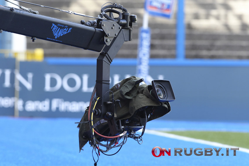 telecamera tv rugby