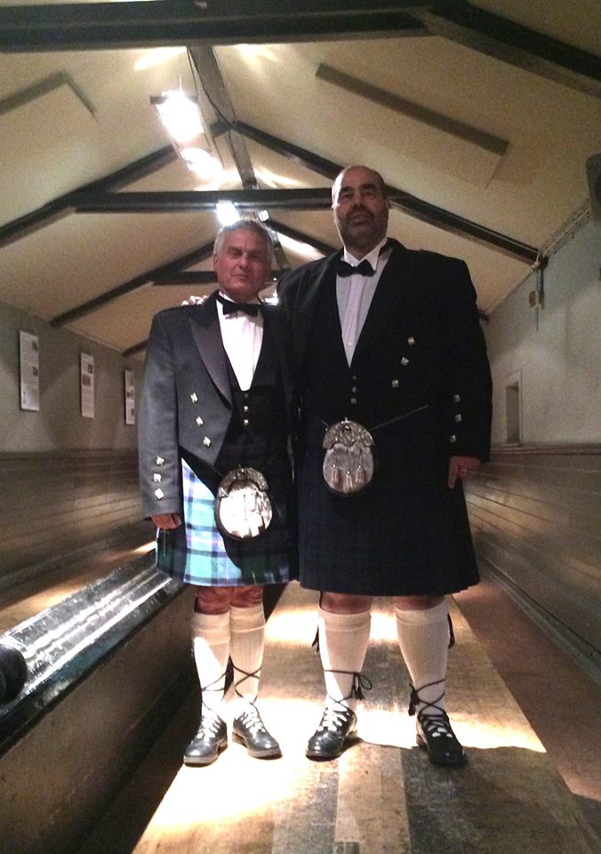 Munari e Raimondi in kilt