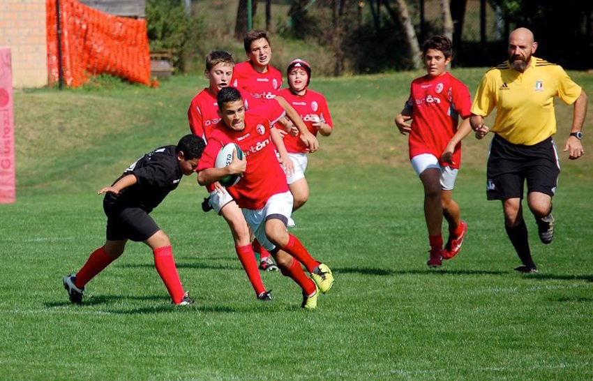 Barton Cus Perugia Under 14 azione 2