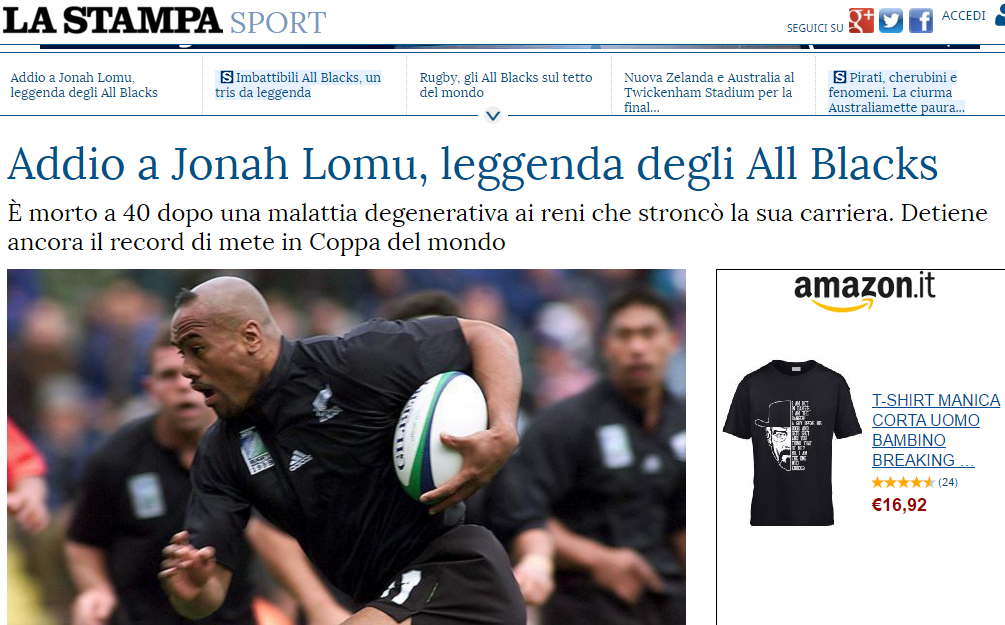 La Stampa Lomu