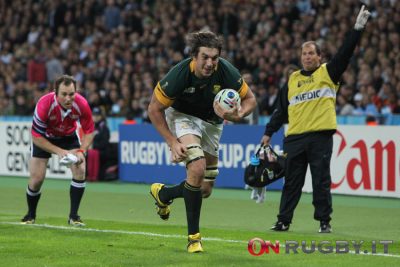 Sudafrica: Eben Etzebth è stato operato alla mano e resterà fuori per diverse settimane ph. Sebastiano Pessina