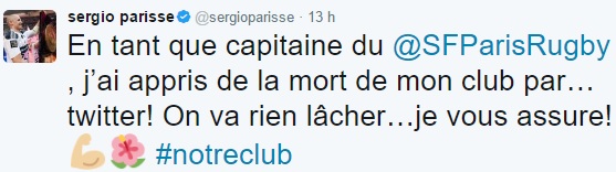 tweet parisse