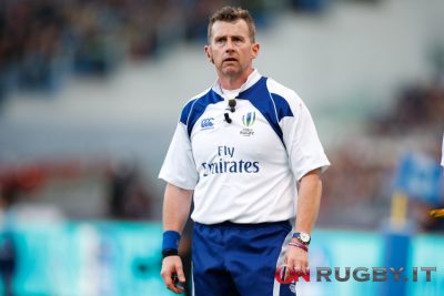 Nigel Owens, 49enne gallese, arbitro internazionale dal 2003 ph. Sebastiano Pessina