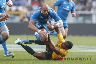 Sergio Parisse ha giocato 15 partite con l'Italia alla Rugby World Cup - Ph S. Pessina