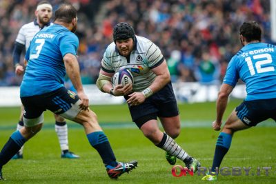 Sei Nazioni: Zander Fagerson è stato squalificato dopo il rosso rimediato contro il Galles e ha già chiuso il suo torneo 2021 ph. Sebastiano Pessina