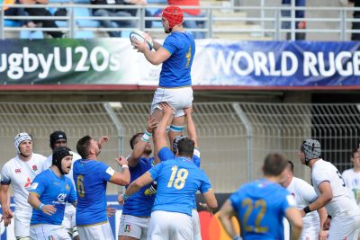 La Nazionale Italiana Under 20 ph. Pascal Rodriguez / World Rugby
