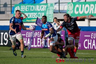 Benetton Treviso offload 2018 2019