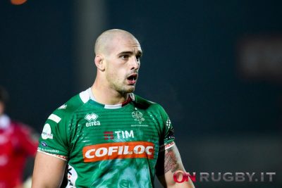 Benetton: infortunio alla spalla per Marco Lazzaroni ph. Ettore Griffoni