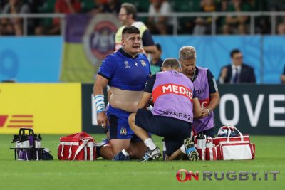 rugby world cup 2019 italia infortuni