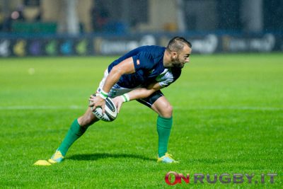 Pro14: Dewaldt Duvenage ha segnato una delle due mete del Benetton Rugby contro Connacht (ph. Ettore Griffoni)