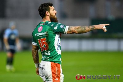 Jayden Hayward avrebbe dovuto giocare titolare oggi nel Benetton in Challenge Cup ph. Ettore Griffoni