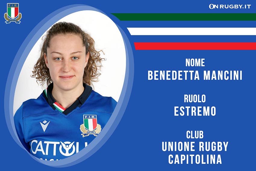 Benedetta Mancini-Rugby-Nazionale Femminile