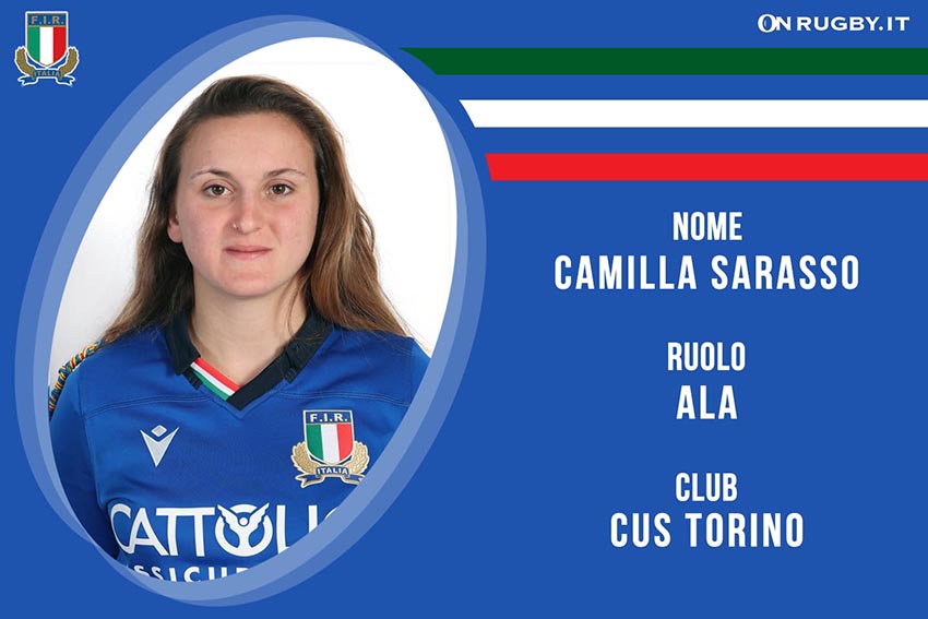 Camilla Sarasso-Rugby-Nazionale Femminile