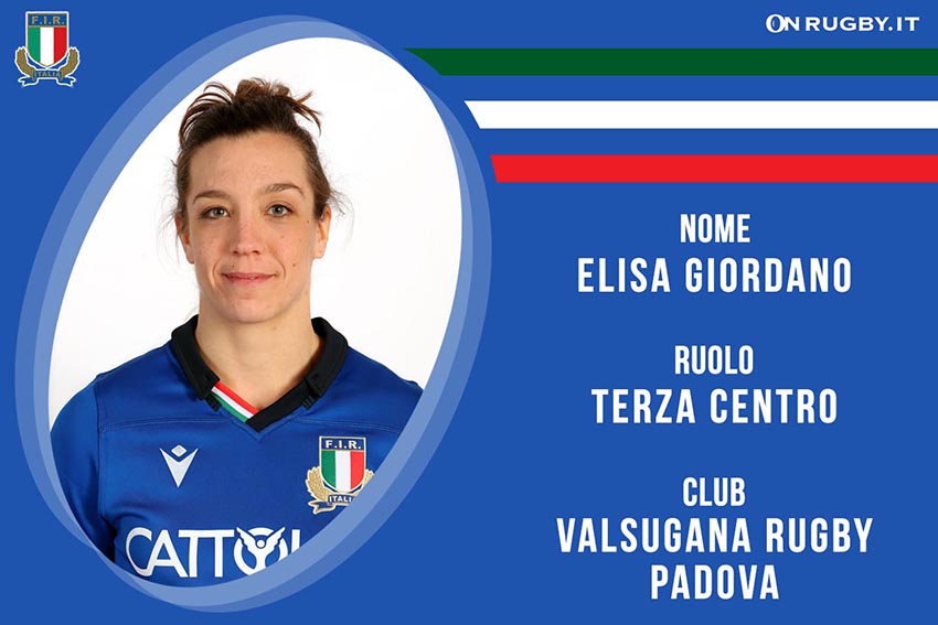 Elisa Giordano-Rugby-Nazionale Femminile