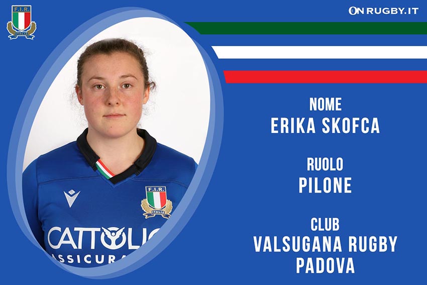 Erika Skofca-Rugby-Nazionale Femminile