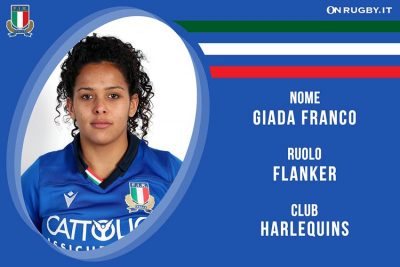 Giada Franco-Rugby-Nazionale Femminile