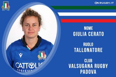Giulia Cerato-Rugby-Nazionale Femminile