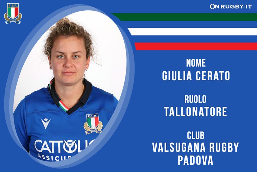 Giulia Cerato-Rugby-Nazionale Femminile
