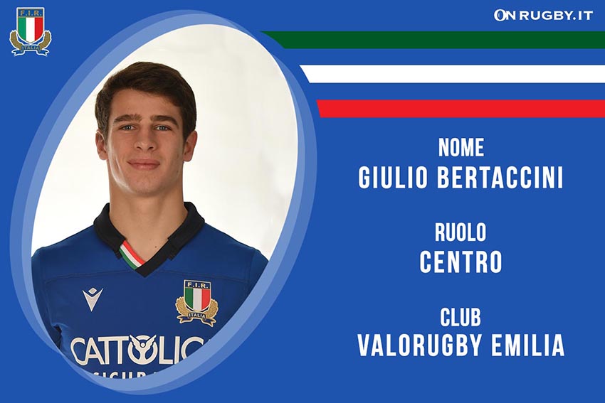 Giulio Bertaccini-rugby-nazionale under 20
