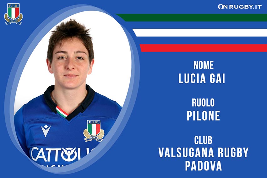 Lucia Gai-Rugby-Nazionale Femminile