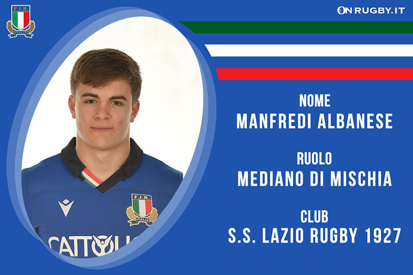 Manfredi Albanese-rugby-nazionale under 20