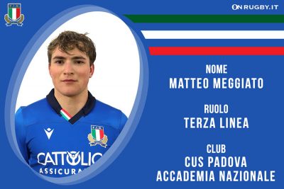 Matteo Meggiato-rugby-nazionale under 20
