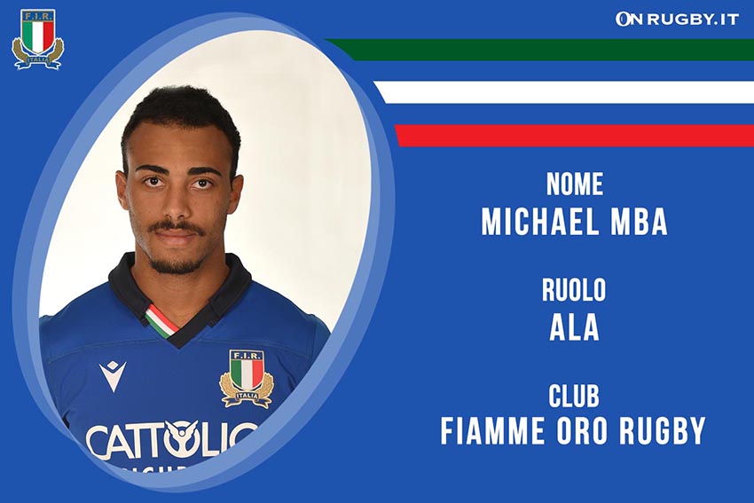 Michael Mba-rugby-nazionale under 20