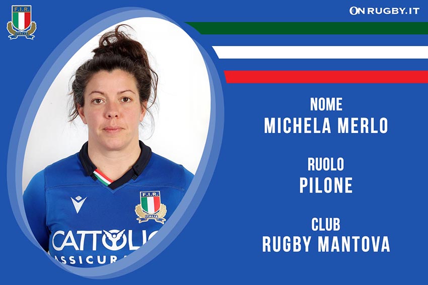 Michela Merlo-Rugby-Nazionale Femminile