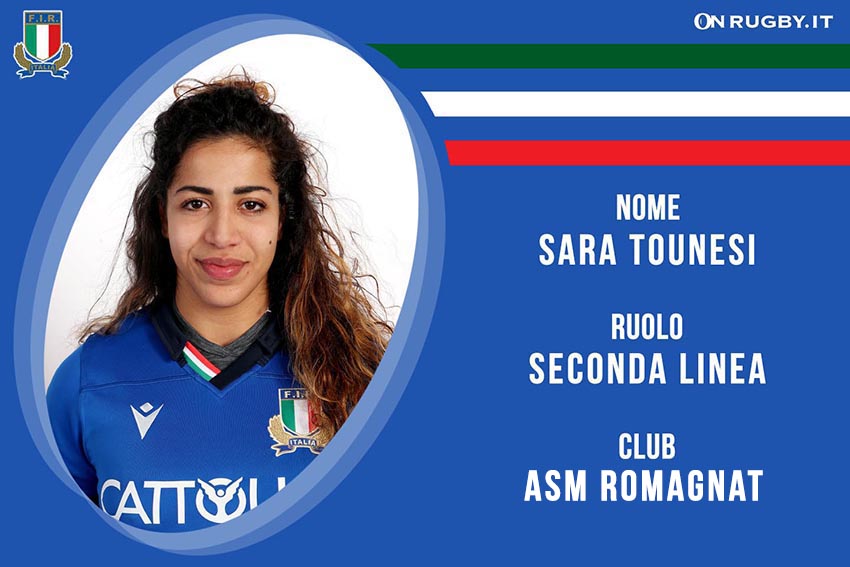 Sara Tounesi Rugby Nazionale Italiana Femminile