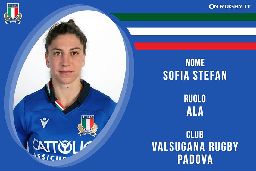 Sofia Stefan-Rugby-Nazionale Femminile