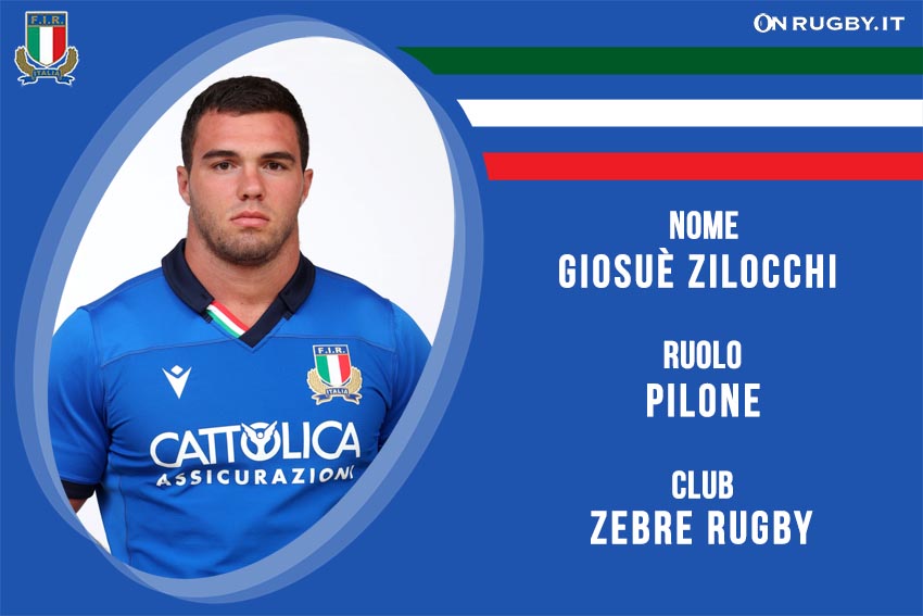 Giosuè Zilocchi nazionale italiana rugby - Italrugby