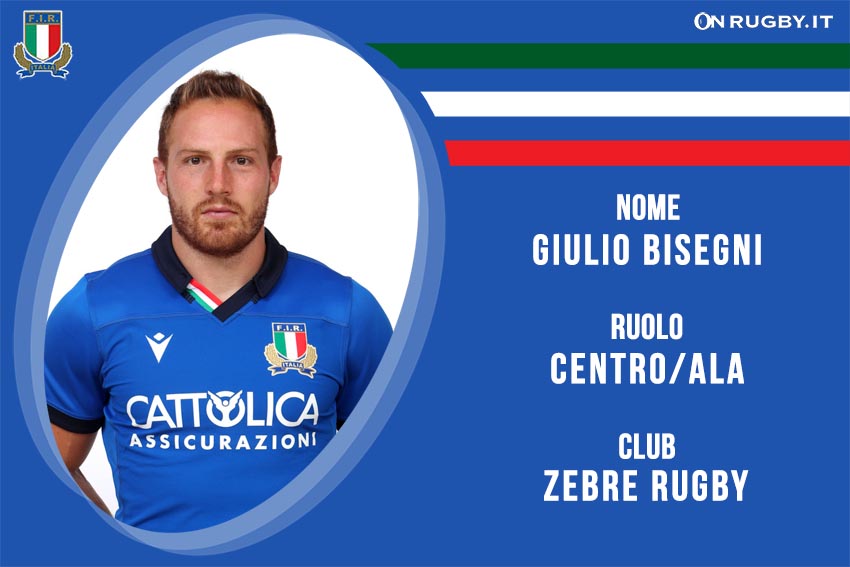 Giulio Bisegni - nazionale italiana rugby - Italrugby