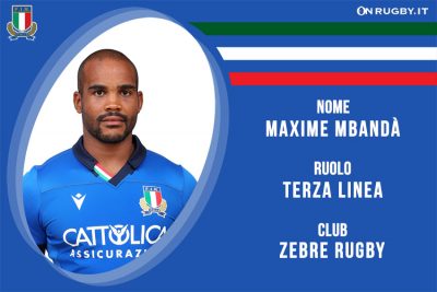maxime mabndà italiana rugby - Italrugby