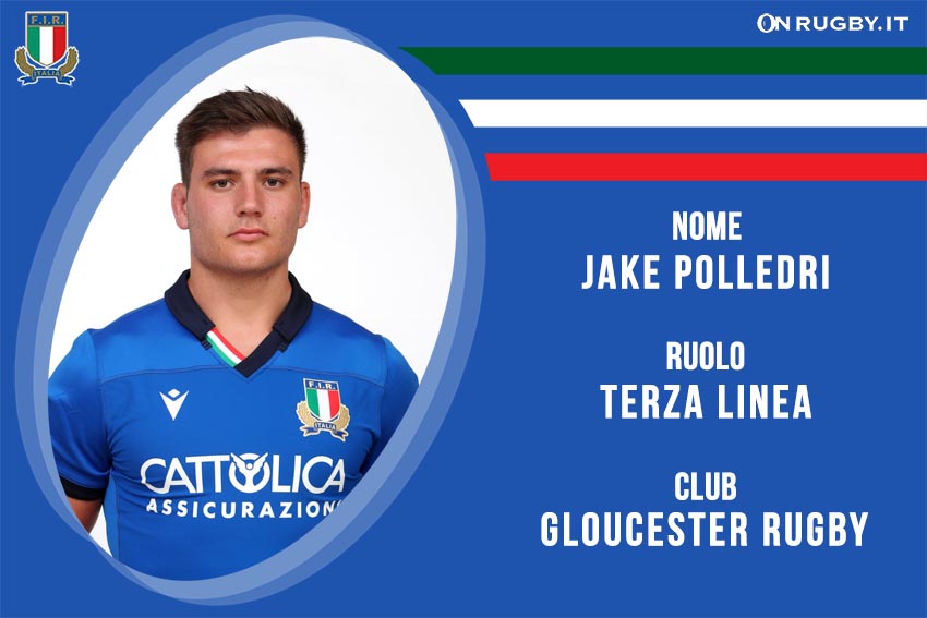 Jake Polledri nazionale italiana rugby - Italrugby