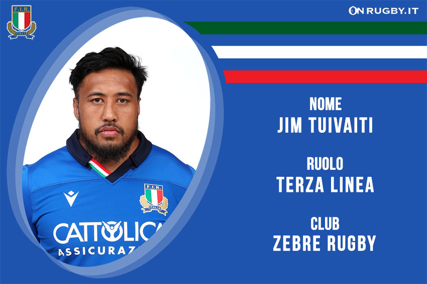 Jim Tuivaiti italiana rugby - Italrugby