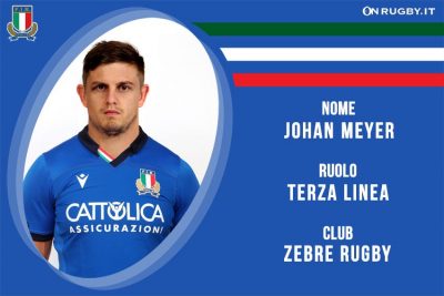 Johan.Meyer nazionale italiana rugby - Italrugby