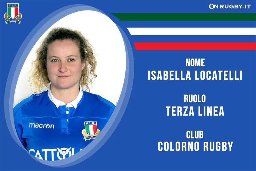 Isabella Locatelli Nazionale Italiana Rugby Femminile