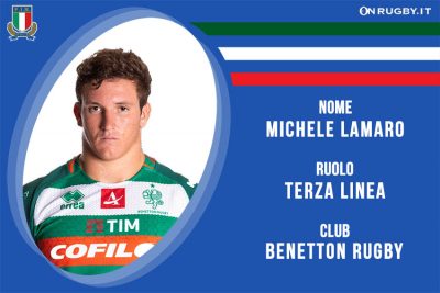 Michele Lamaro-Nazionale italiana Rugby