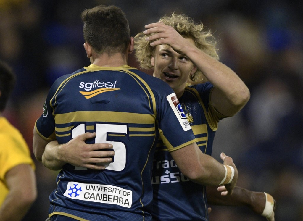 Super Rugby AU Brumbies vincenti all'ultimo secondo contro i Reds. AFP