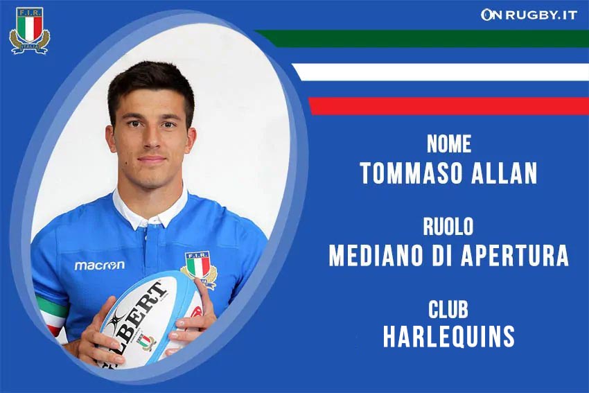 Tommaso Allan Nazionale Italiana Rugby 