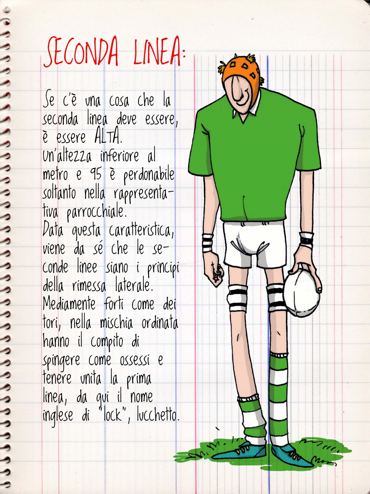 ruoli rugby -seconda linea