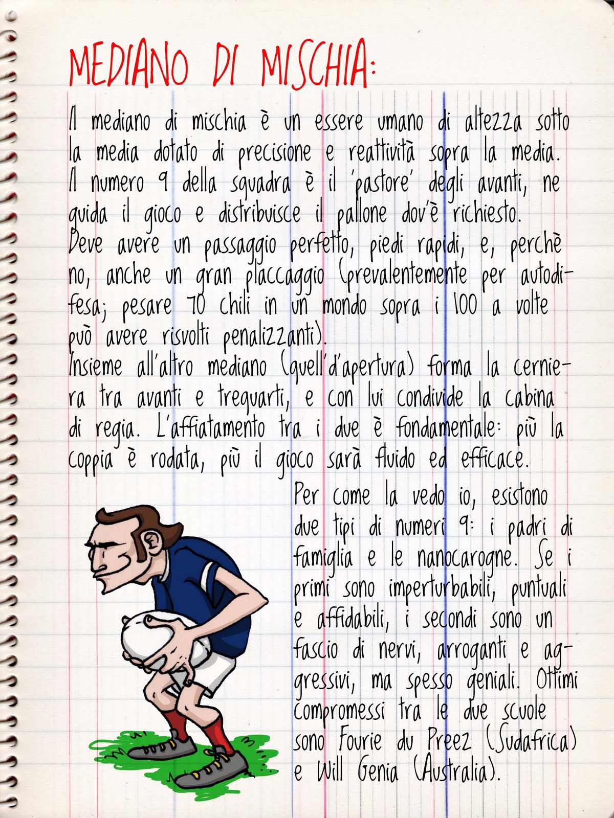 ruoli rugby - mediano di mischia