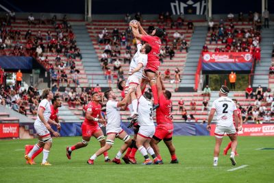 Champions Cup: Un'immagine da Tolosa-Ulster della scorsa edizione della coppa- Fred SCHEIBER / AFP